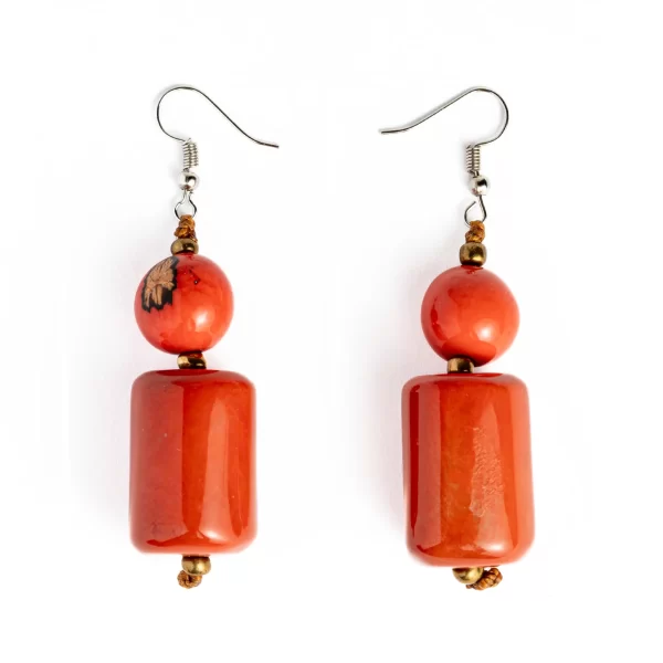Wholesale Tagua Earrings Bold Handmade Eco Jewelry