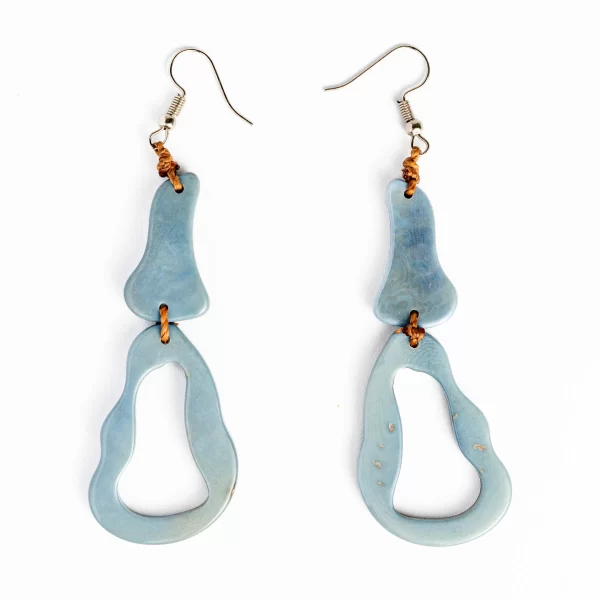 Wholesale Tagua Earrings Unique Shape EcoFriendly