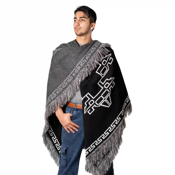 Andean Festival Poncho Handmade in Ecuador Wholesale