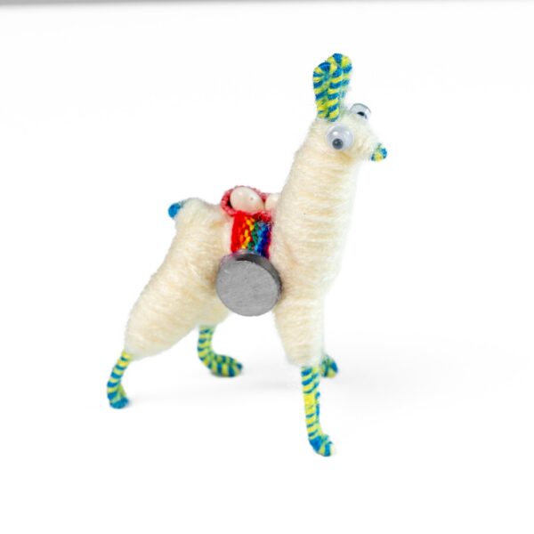 Andean Llama Souvenir Handcrafted Ecuadorian Folk Art