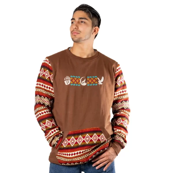 Andean Tribal Sweater with Geometric Print Unisex Wholesale