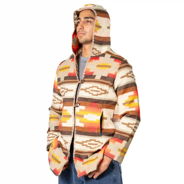 Artisan Festival Hoodie Jacket Warm Andean Design Wholesale