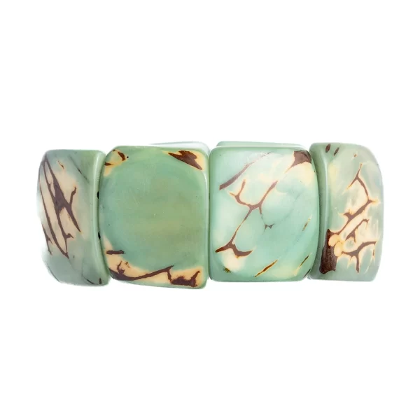 Handcrafted Tagua Bracelet Unique Vegan Jewelry