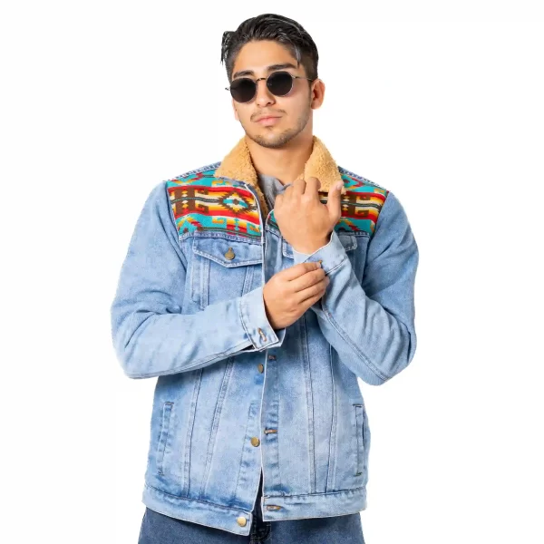 Handmade Andean Denim Jacket Wholesale