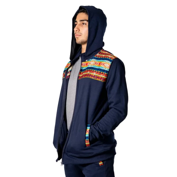 Handmade Andean Tracksuit Navy Blue Wholesale