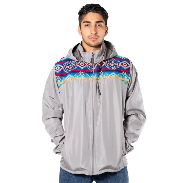 Handmade Andean Waterproof Jacket Gray Wholesale