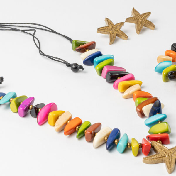 Multicolor Beaded Necklace Set Wholesale Boho Jewelry