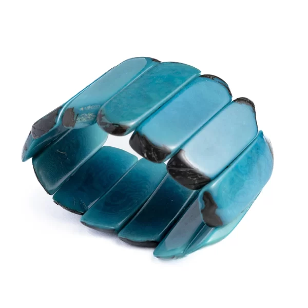 Turquoise Tagua Nut Bracelet Sustainable Fashion