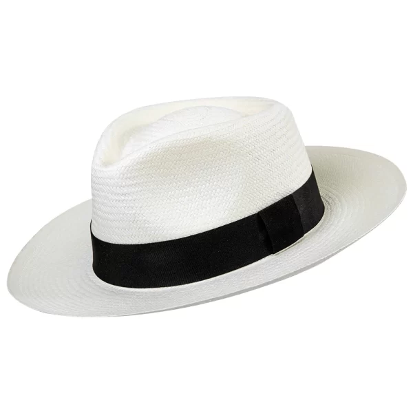 Wholesale Panama Fedora Hat Unisex White Export Quality
