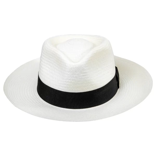 Wholesale Panama Fedora Hat Unisex White Export Quality