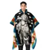 Anime Inspired Alpaca Poncho Handmade Andean from Ecuador One Piece
