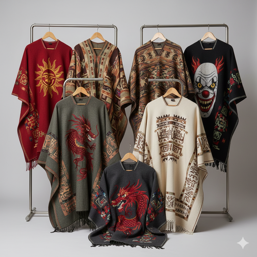 Artisan Alpaca Poncho Andean Heritage Ecuador