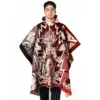 Handmade dragon-style alpaca poncho from Ecuador, wholesale artisanal product