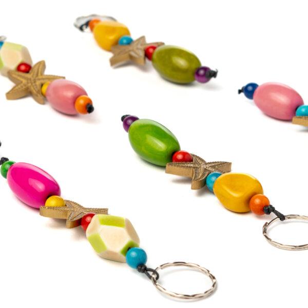 Tagua Keychains Wholesale Handmade EcoFriendly Vegetable Ivory from Ecuador