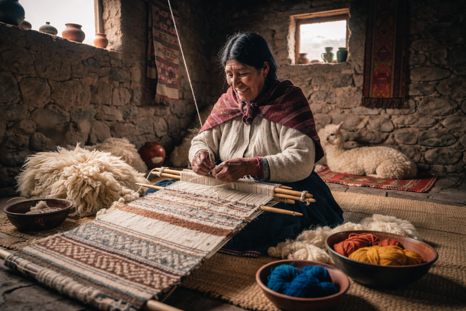 Wholesale Alpaca Blankets from Ecuador