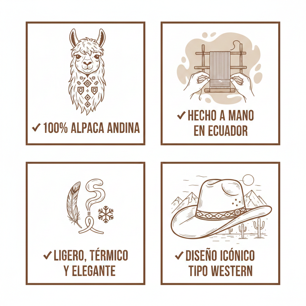 alpaca wool poncho ecuador