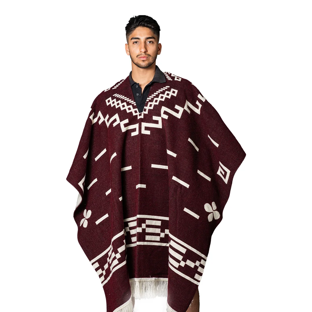 poncho clint red vine