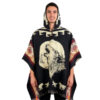 Alpaca Poncho, Wolf Spirit Unisex