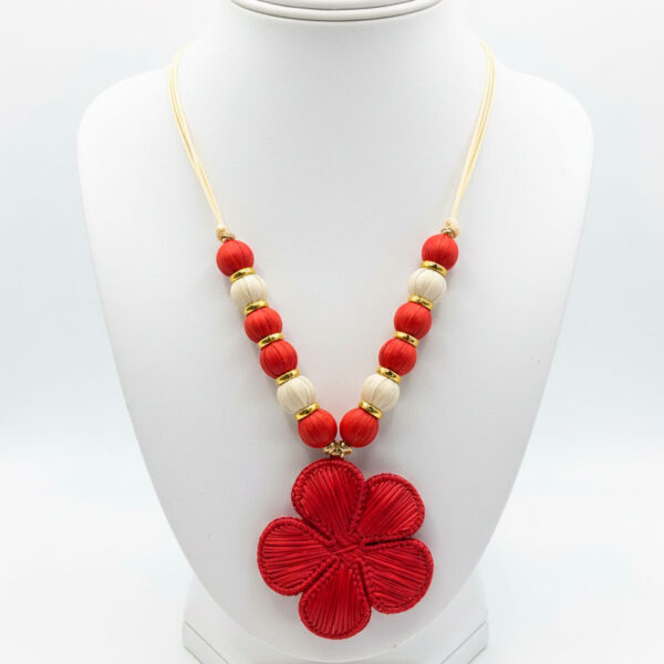 Artisan Necklace Handmade Statement Jewelry wholesale handmade red