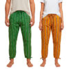 Artisan Striped Pants for unisex Lightweight Cotton