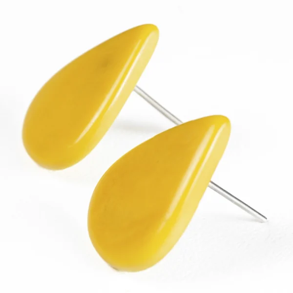 Colorful Tagua Earrings Handmade in Ecuador Natural Seed Jewelry wholesale