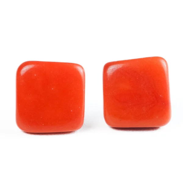 Ecuadorian Tagua Earrings Handmade Artisan Jewelry