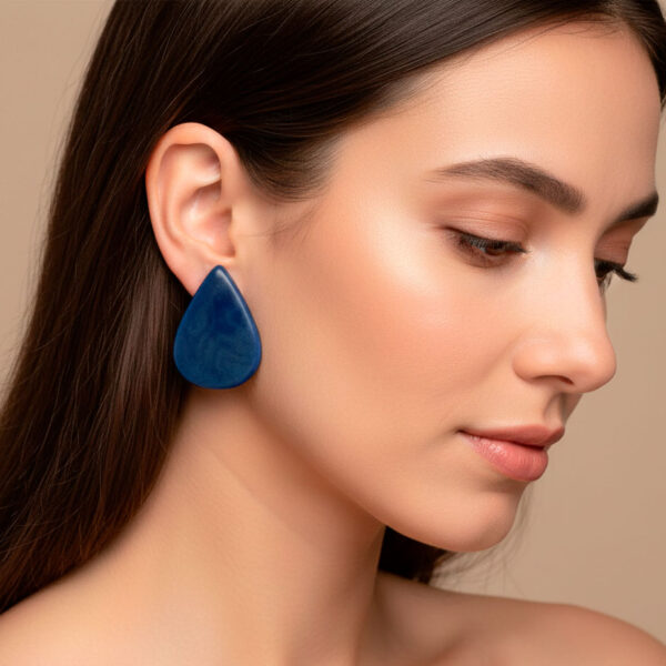 Elegant Handmade Tagua Earrings Jewelry Minimalist Tagua Nut