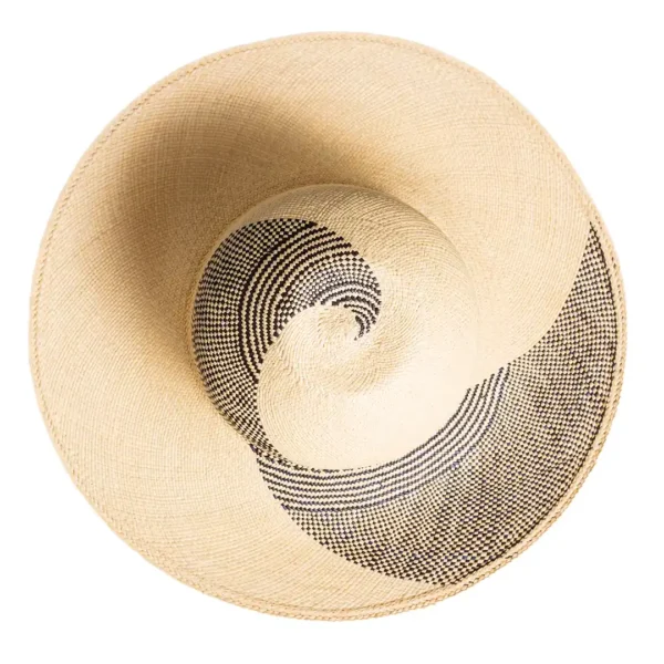 Extra Wide Brim Panama Hat 10cm Crown Brim Luxury Sun Hat Wholesale