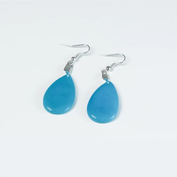 Handcrafted Tagua Earrings Natural Eco Jewelry