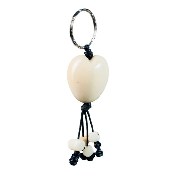Handmade Tagua Figurine Keychain Ethical Artisan Product