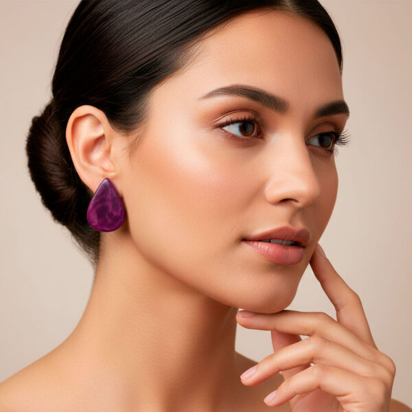 Handmade Tagua Nut Earrings Natural Jewelry for Women