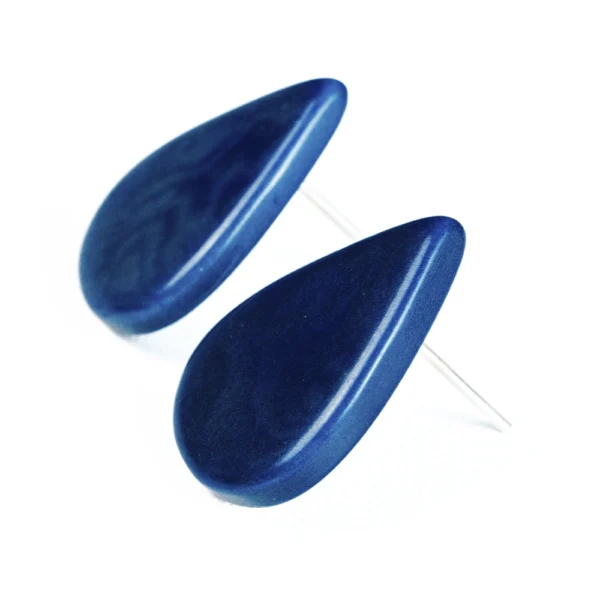 Natural Tagua Nut Earrings Artisan Teardrop Jewelry Handmade wholesale