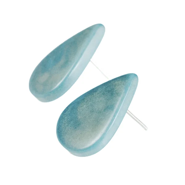 Natural tagua earrings, sustainable and handmade jewelry from Ecuador Wholesale