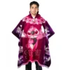 Stitch Character Alpaca Poncho Wholesale Handmade Ecuador