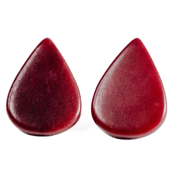 Tagua Nut Teardrop Earrings Handmade Natural Jewelry Ecuador wholesale