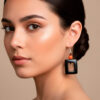 Tagua Rectangle Earrings Wholesale