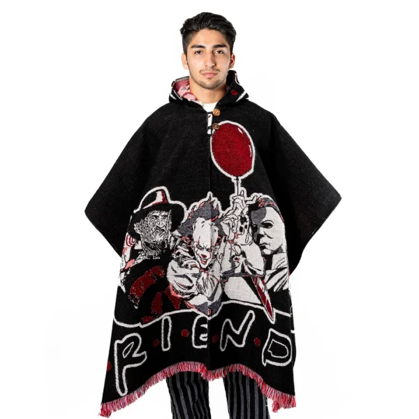 Wholesale Alpaca Poncho Anime Inspired Handmade Ecuador terror