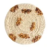 Handwoven Banana Fiber Placemat Natural Round Table Mat Eco Decor Wholesale