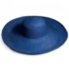 montecristi panama hat fedora navy band handwoven ecuador