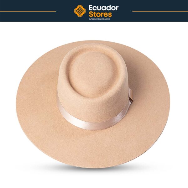 wholesale brown gambler wool hat