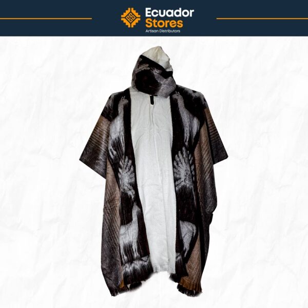 Thick Alpaca Poncho Wholesale unisex
