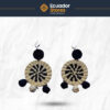 toquilla straw earrings wholesale