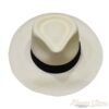 sombrero fedora fino hecho a mano en montecristi con fibra de toquilla