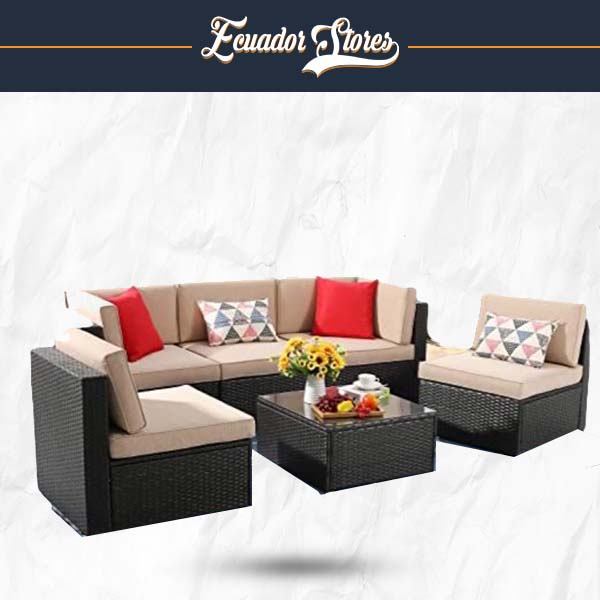 fiber wicker furniture for living room wholesale