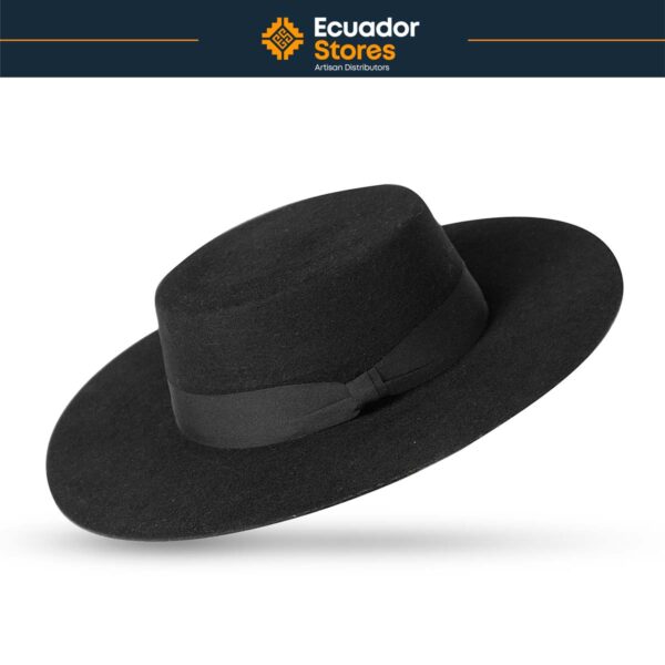 wholesale black wool hat