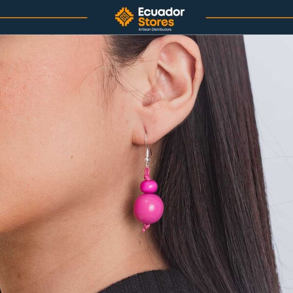 wholesale tagua pearl earrings